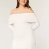 Φόρεμα πουλόβερ για Skater Off-the-Shoulder Φόρεμα πουλόβερ για Skater Off-the-Shoulder