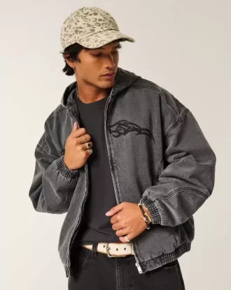 Τζιν μπουφάν για Skater Zip-Up