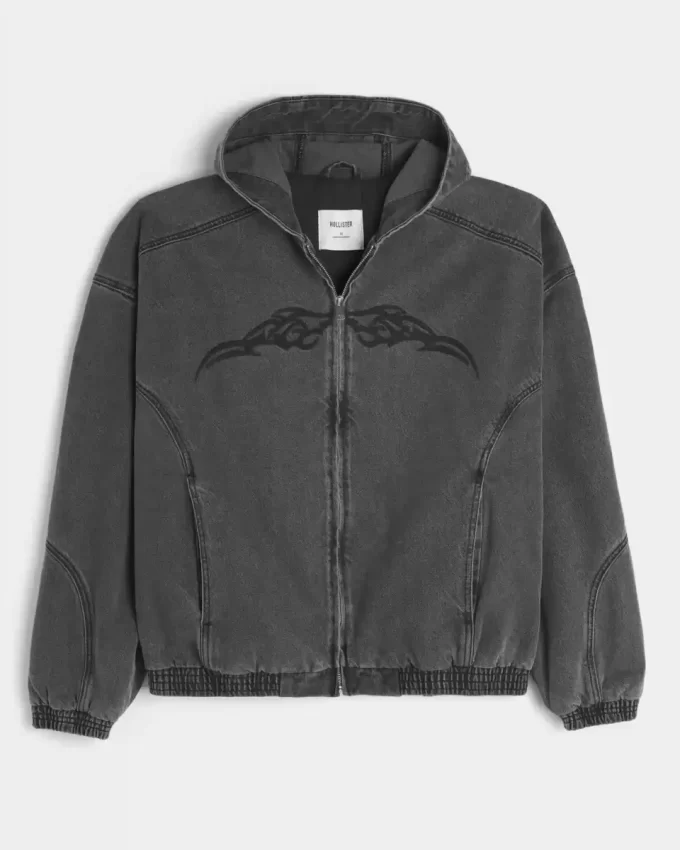 Τζιν μπουφάν για Skater Zip-Up Τζιν μπουφάν για Skater Zip-Up