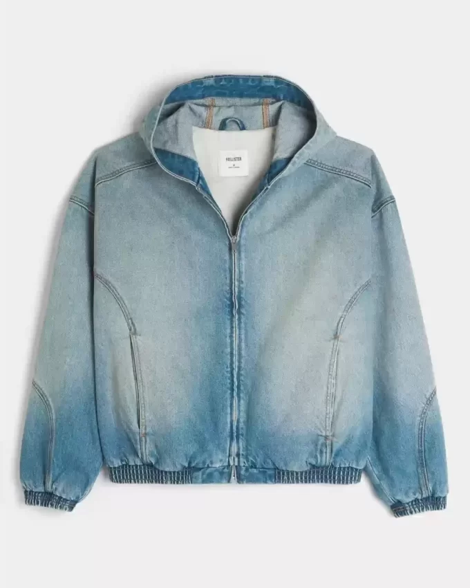 Τζιν μπουφάν για Skater Zip-Up Τζιν μπουφάν για Skater Zip-Up