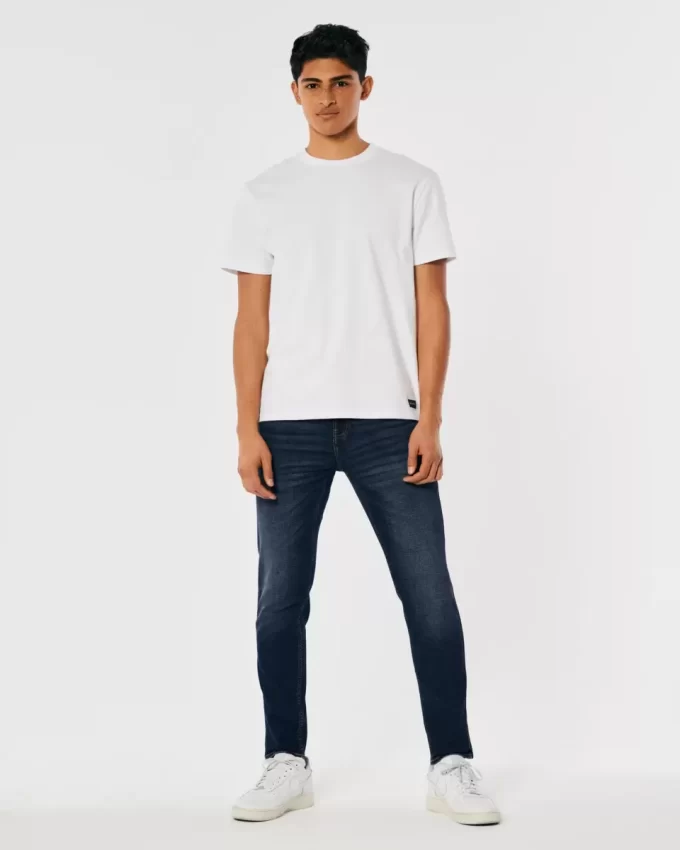 Αθλητικά Skinny Jeans Dark Wash Αθλητικά Skinny Jeans Dark Wash