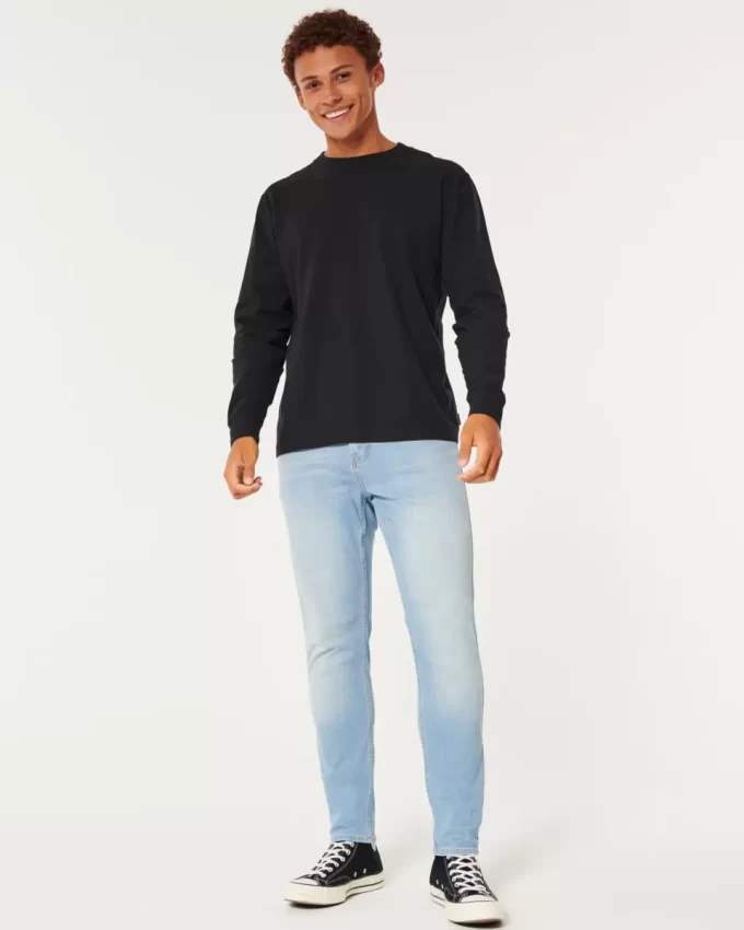Αθλητικά Skinny Jeans Light Wash Αθλητικά Skinny Jeans Light Wash
