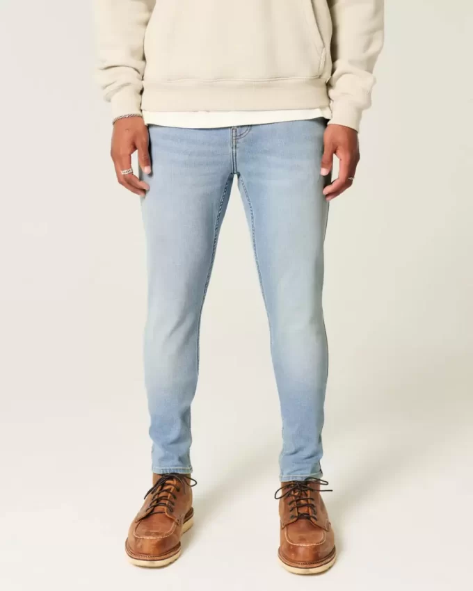 Αθλητικά Skinny Jeans Light Wash Αθλητικά Skinny Jeans Light Wash