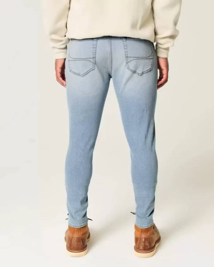 Αθλητικά Skinny Jeans Light Wash Αθλητικά Skinny Jeans Light Wash