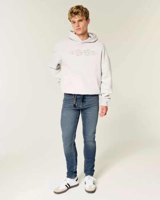 Αθλητικό Skinny Jeans Medium Wash