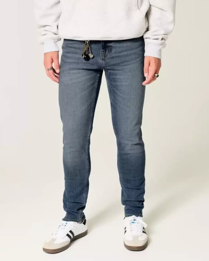Αθλητικό Skinny Jeans Medium Wash