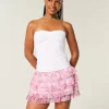 Μίνι Skort από σιφόν Μίνι Skort από σιφόν