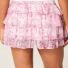 Μίνι Skort από σιφόν Μίνι Skort από σιφόν