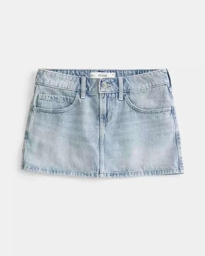 Μίνι Skort τζιν Light Wash