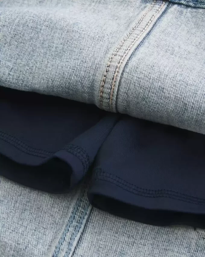 Μίνι Skort τζιν Light Wash