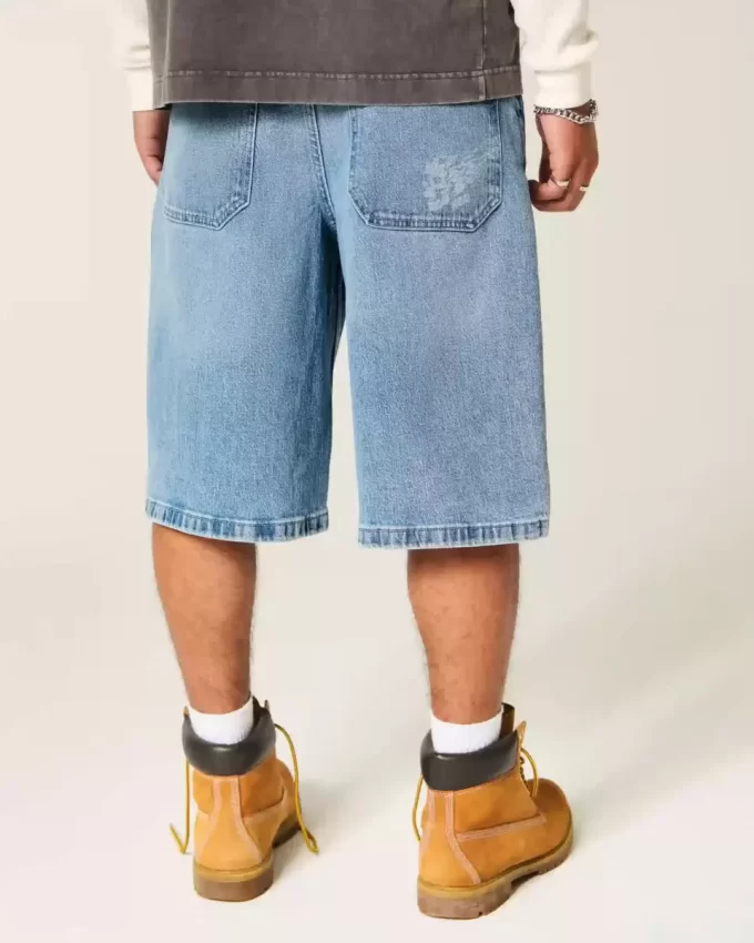 Τζιν σορτς Skull Graphic Super Baggy Τζιν σορτς Skull Graphic Super Baggy
