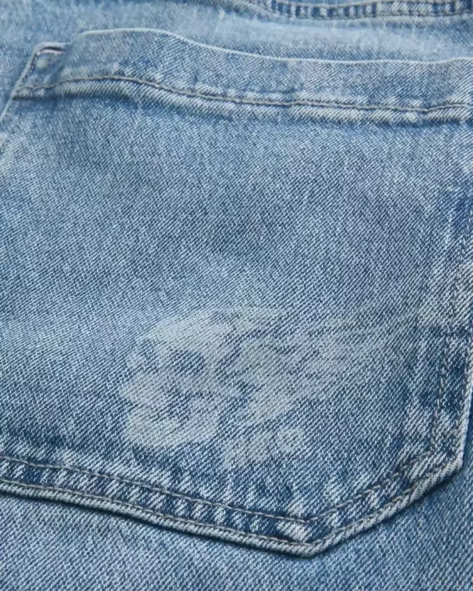 Τζιν σορτς Skull Graphic Super Baggy Τζιν σορτς Skull Graphic Super Baggy