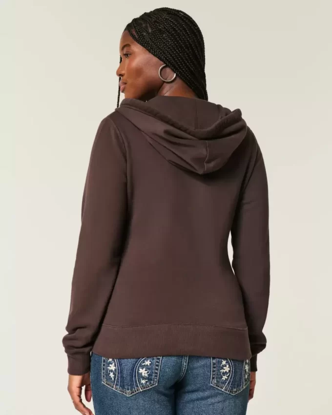 Slim 1997 Graphic Zip-Up Hoodie