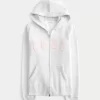 Slim 2001 Graphic Zip-Up Hoodie