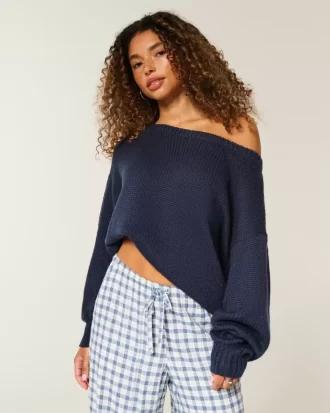 Slouchy πουλόβερ από τους ώμους