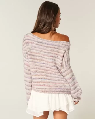 Slouchy πουλόβερ από τους ώμους