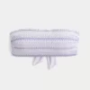 Smocked Bandeau Bikini Top