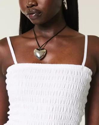 Στράπλες Μίνι Φόρεμα Smocked Bodice