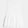 Στράπλες Μίνι Φόρεμα Smocked Bodice
