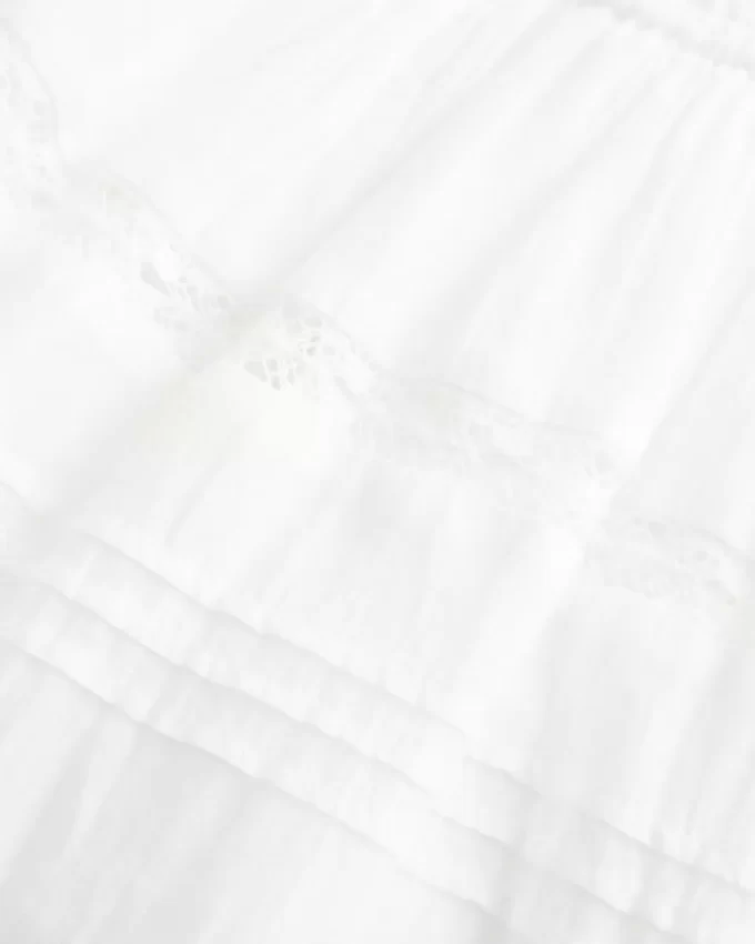 Στράπλες Μίνι Φόρεμα Smocked Bodice