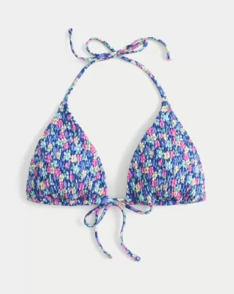 Μπικίνι Smocked Halter Triangle Top