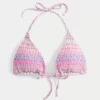 Μπικίνι Smocked Halter Triangle Top