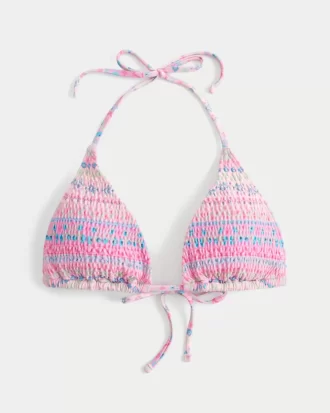 Μπικίνι Smocked Halter Triangle Top