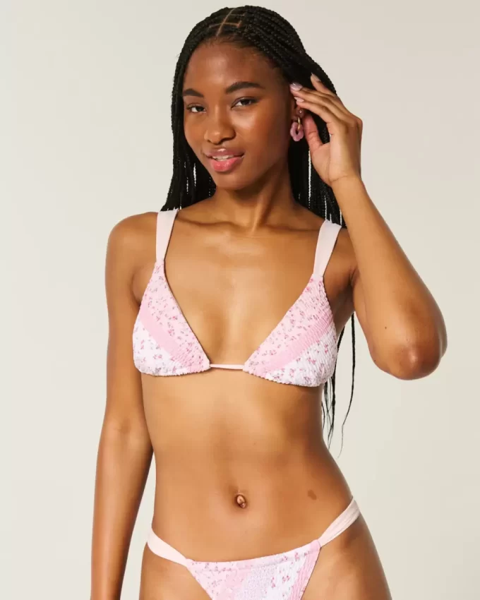 Μπικίνι Smocked Over-the-Shoulder Triangle Top Μπικίνι Smocked Over-the-Shoulder Triangle Top