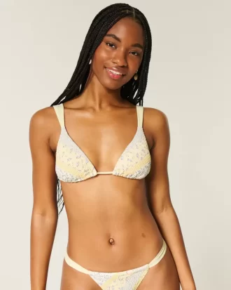 Μπικίνι Smocked Over-the-Shoulder Triangle Top