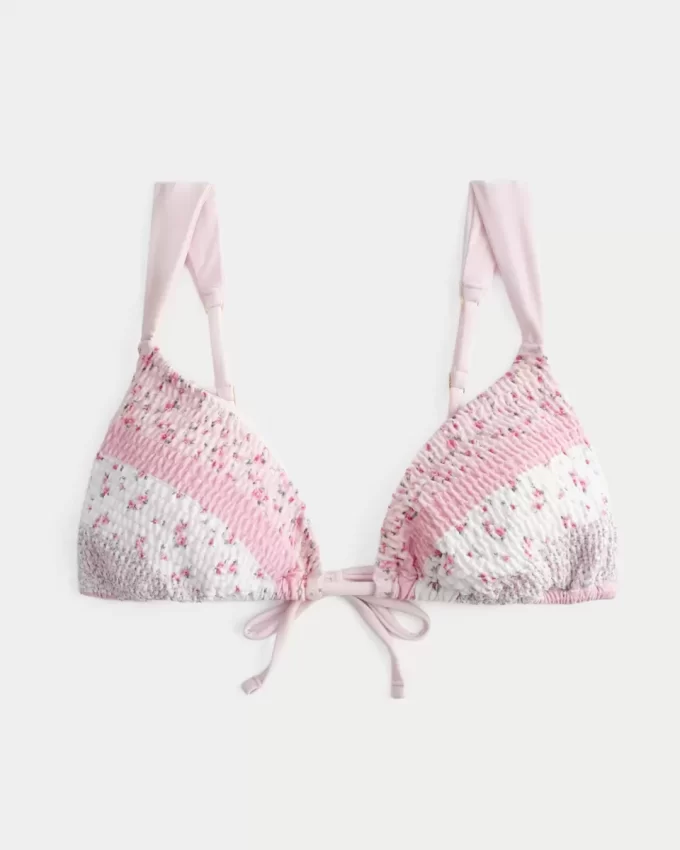 Μπικίνι Smocked Over-the-Shoulder Triangle Top Μπικίνι Smocked Over-the-Shoulder Triangle Top