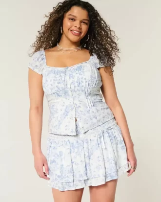 Smocked Tiered Mini Skort Smocked Tiered Mini Skort