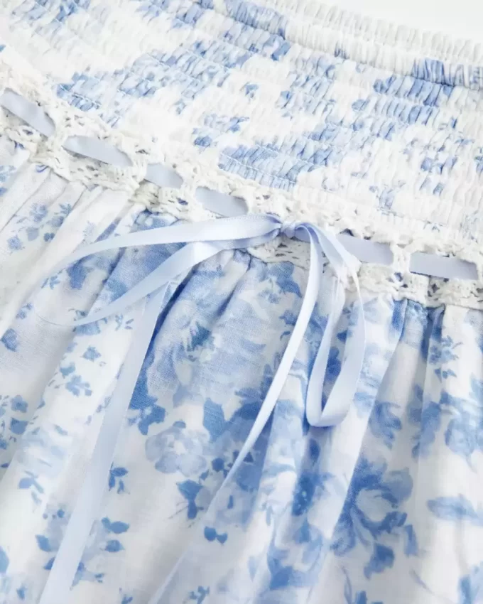 Smocked Tiered Mini Skort Smocked Tiered Mini Skort