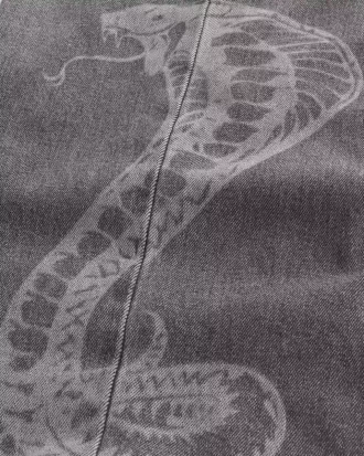 Τζιν Snake Graphic Super Baggy