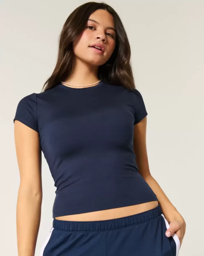 Βρεφικό μπλουζάκι Soft Stretch Seamless Fabric Crew Βρεφικό μπλουζάκι Soft Stretch Seamless Fabric Crew