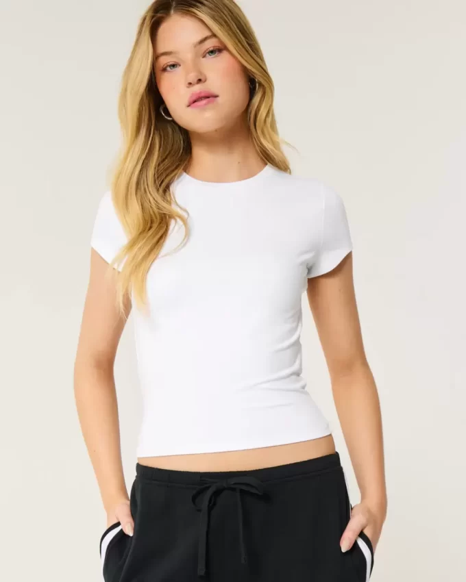 Βρεφικό μπλουζάκι Soft Stretch Seamless Fabric Crew Βρεφικό μπλουζάκι Soft Stretch Seamless Fabric Crew