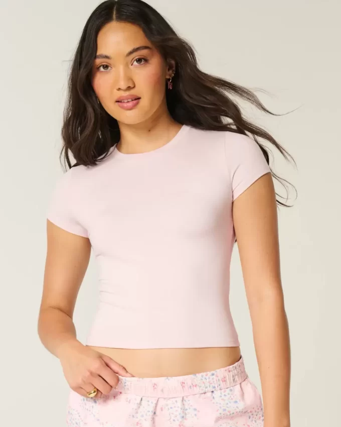 Βρεφικό μπλουζάκι Soft Stretch Seamless Fabric Crew Βρεφικό μπλουζάκι Soft Stretch Seamless Fabric Crew