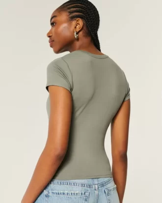 Βρεφικό μπλουζάκι Soft Stretch Seamless Fabric Crew