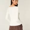 Μπλουζάκι με καρφιά SoHo Graphic Slash-Neck Μπλουζάκι με καρφιά SoHo Graphic Slash-Neck