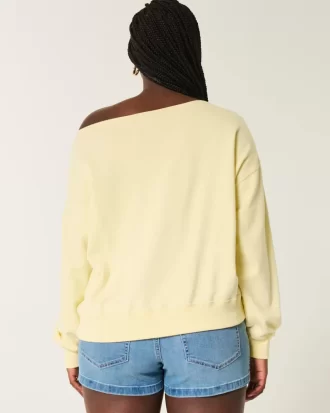 Εύκολη γραφική φούτερ Southampton Off-the-Shoulder