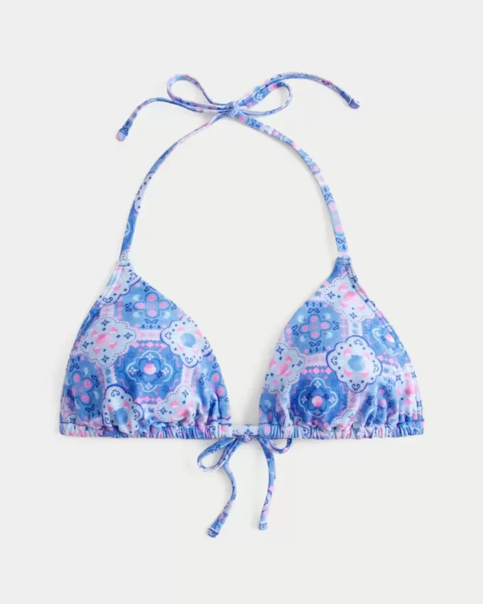 Spring Break Halter Triangle Bikini Top Spring Break Halter Triangle Bikini Top