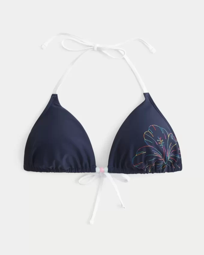 Spring Break Halter Triangle Bikini Top Spring Break Halter Triangle Bikini Top