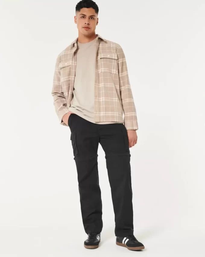 Straight Zip-Off Cargo Pants Straight Zip-Off Cargo Pants