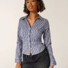 Πουκάμισο Stretch Poplin Button-Through