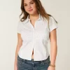 Πουκάμισο με κοντό μανίκι Stretch Poplin Button-Through Πουκάμισο με κοντό μανίκι Stretch Poplin Button-Through