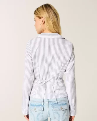 Πουκάμισο Stretch Poplin Button-Through