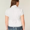 Πουκάμισο με κοντό μανίκι Stretch Poplin Button-Through Πουκάμισο με κοντό μανίκι Stretch Poplin Button-Through