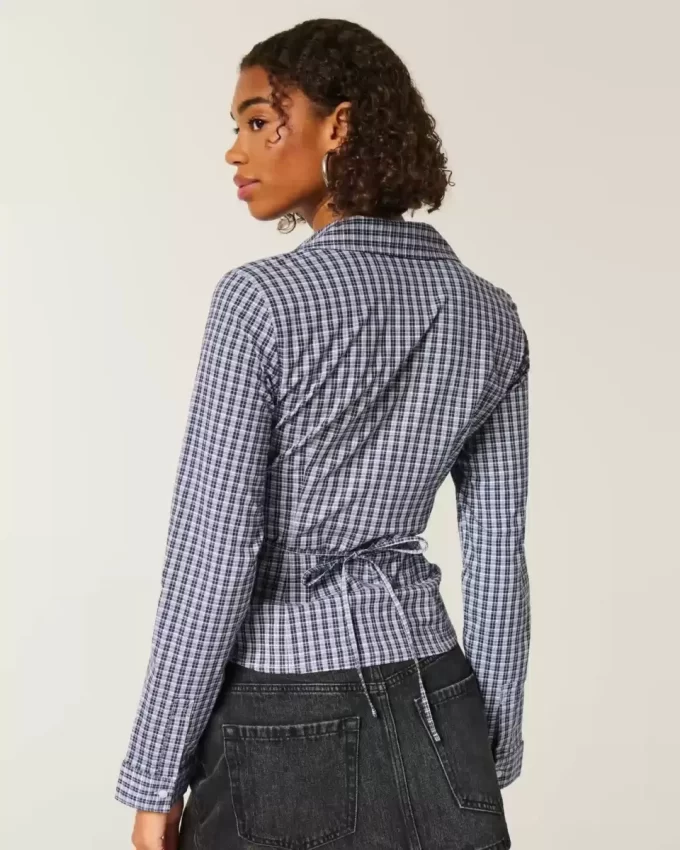 Πουκάμισο Stretch Poplin Button-Through