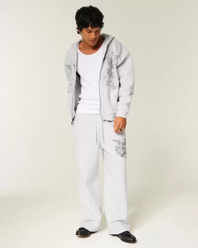 Super Baggy Angel Graphic Φούτερ Super Baggy Angel Graphic Φούτερ