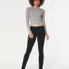 Μαύρο τζιν Super Skinny με χαμηλό ύψος
