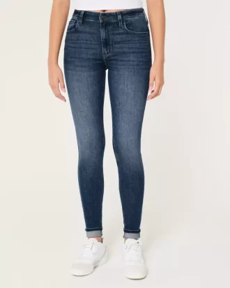 Υψηλό ψηλό μεσαίο τζιν Super Skinny
